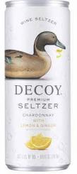 Decoy - Seltzer Chardonnay Lemon Ginger 250ml NV (4 pack cans)