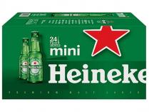 Heineken Lager 24pk 7oz Bottles